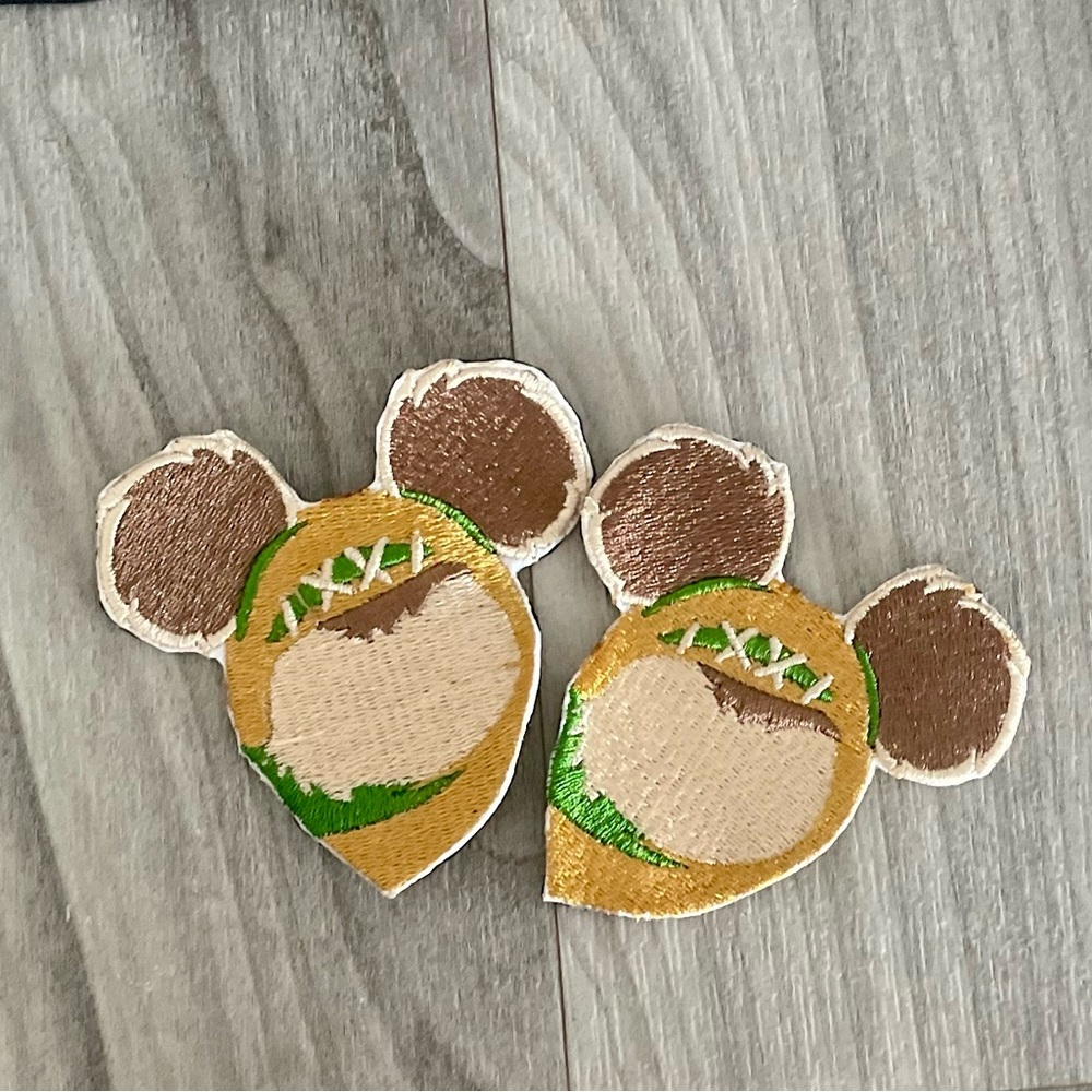 2 3Inch Mickey Iron On Patches